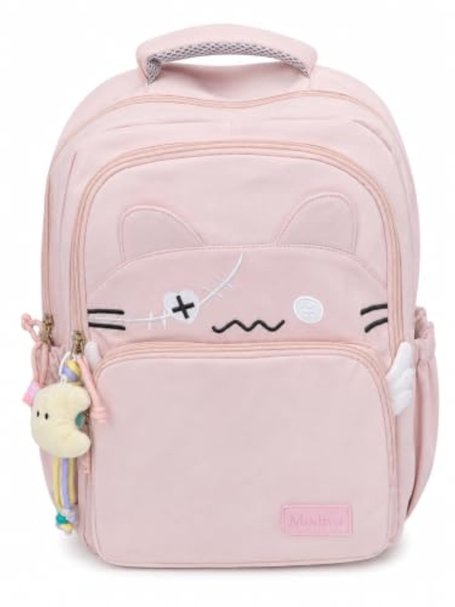 Imported Girls Cute Cat-Face Backpack with Laptop Sleeve